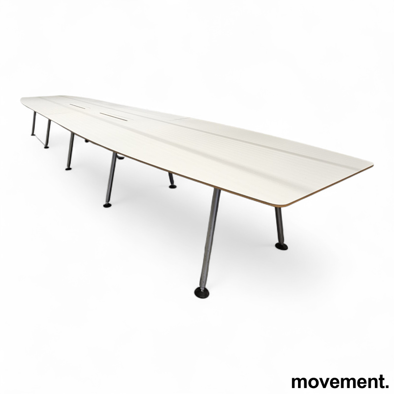 Disc 570x120cm Hvit krom, Pent - 1 / 2