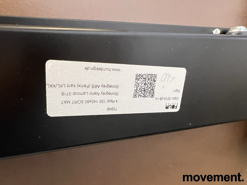 FourReal 90, 140x60cm Varmgrå plate - 3 / 3