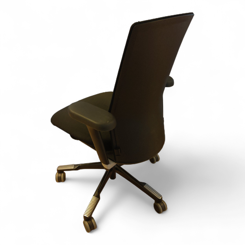 Futu 1020 med armlene Sort stoff,