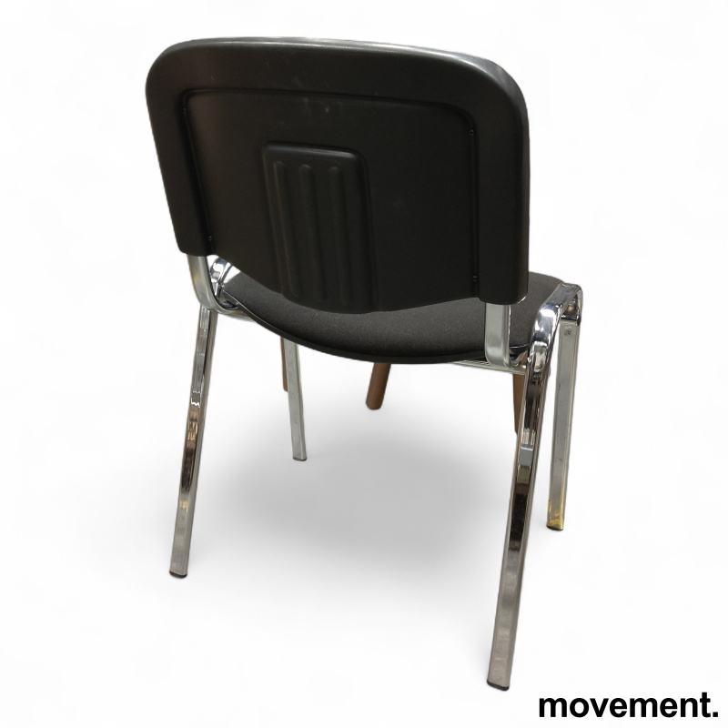 Nelson Sort stoff, ben i krom, Pent - 4 / 4