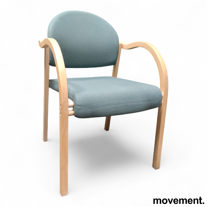 Contract buet rygg Lys turkis - 1 / 2