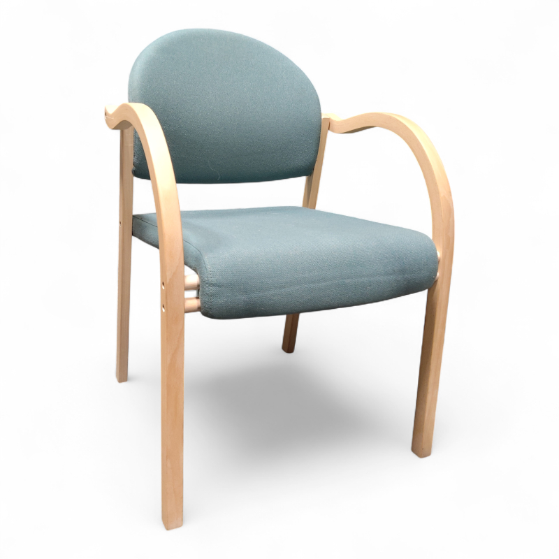 Contract buet rygg Lys turkis