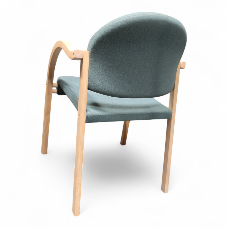 Contract buet rygg Lys turkis