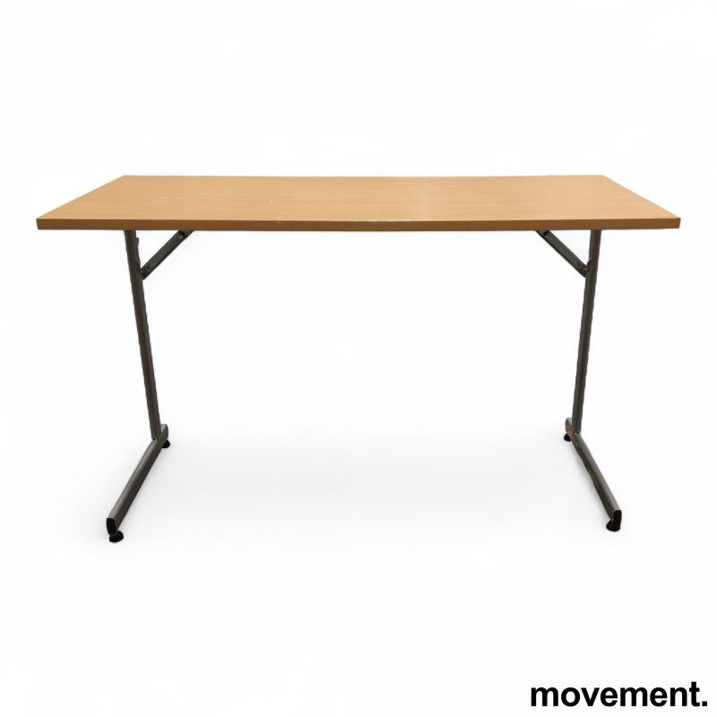 Klappbord 120x50cm Bøk laminat, ben - 1 / 2