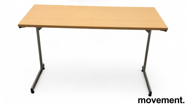 Klappbord 120x50cm Bøk laminat, ben - 1 / 2