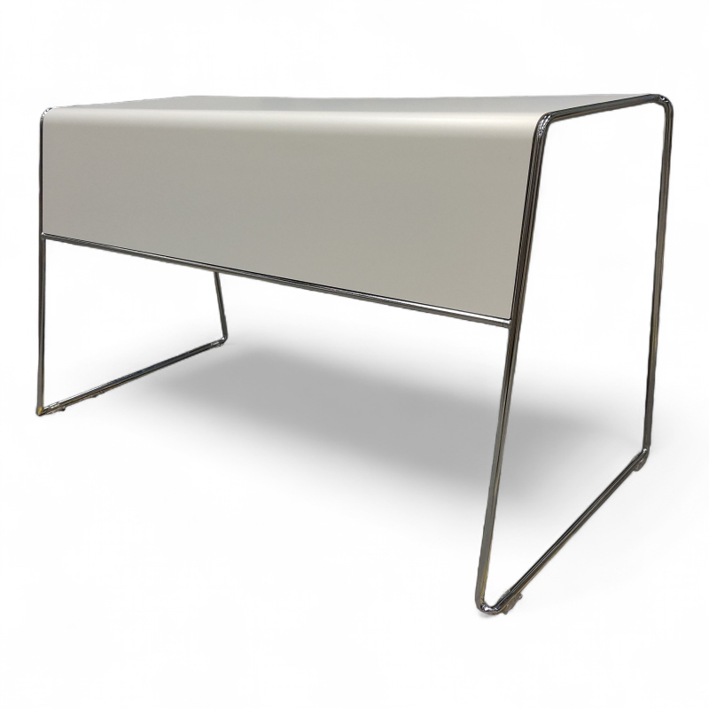 Tutor Double  Hvit laminat, krom