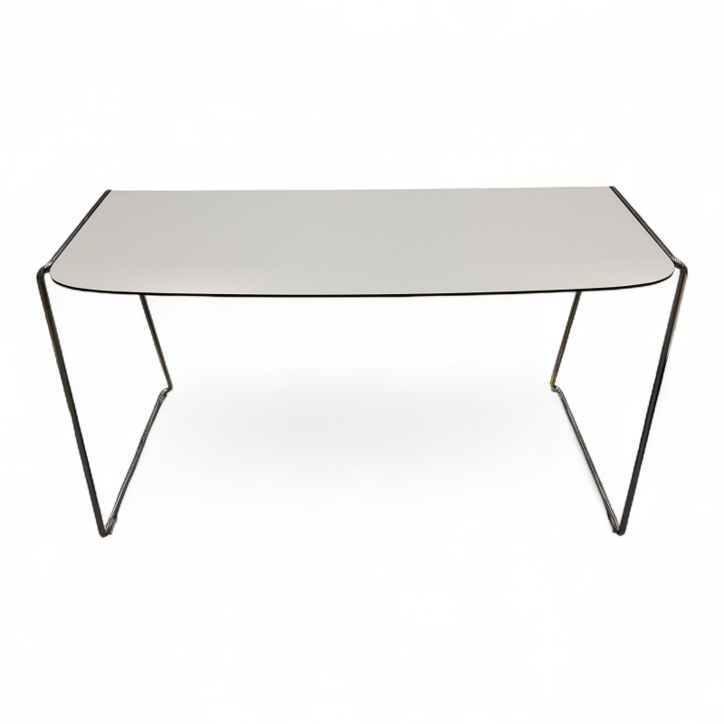 Tutor Double  Hvit laminat, krom