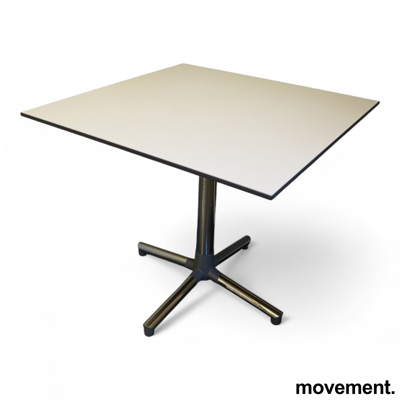 Next kantinebord 80x80cm Hvit plate - 1 / 2