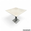 Kafebord 80x80cm Hvit laminat grått - 1 / 2