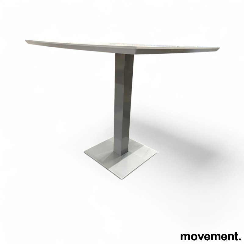 Kafebord 80x80cm Hvit laminat grått - 2 / 2