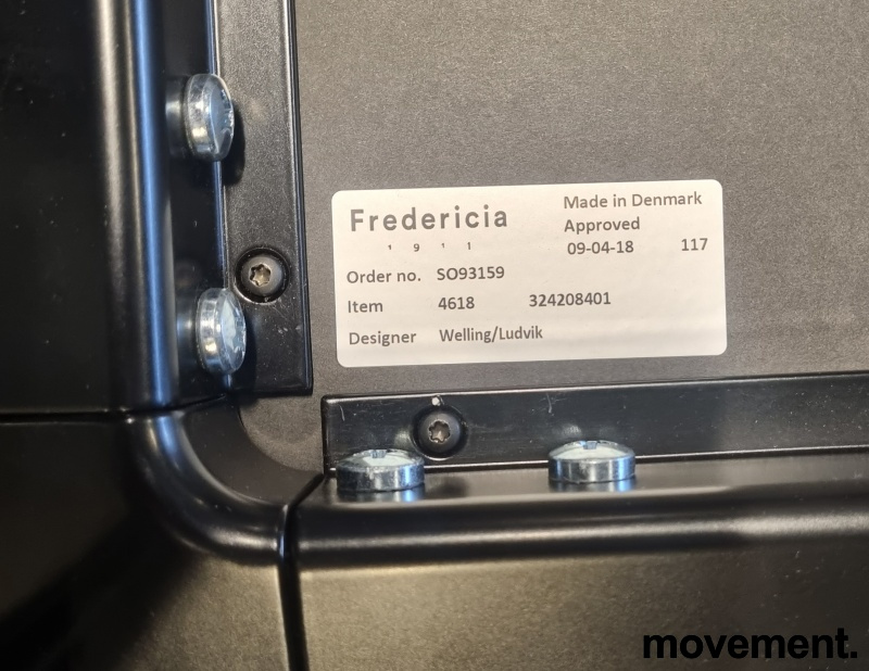 Mesa 4620 180x90cm Sort matt - 4 / 4