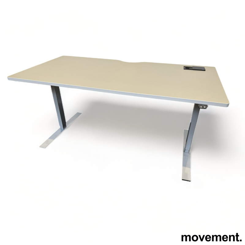 Delta 160x80cm Lys grå linoleum