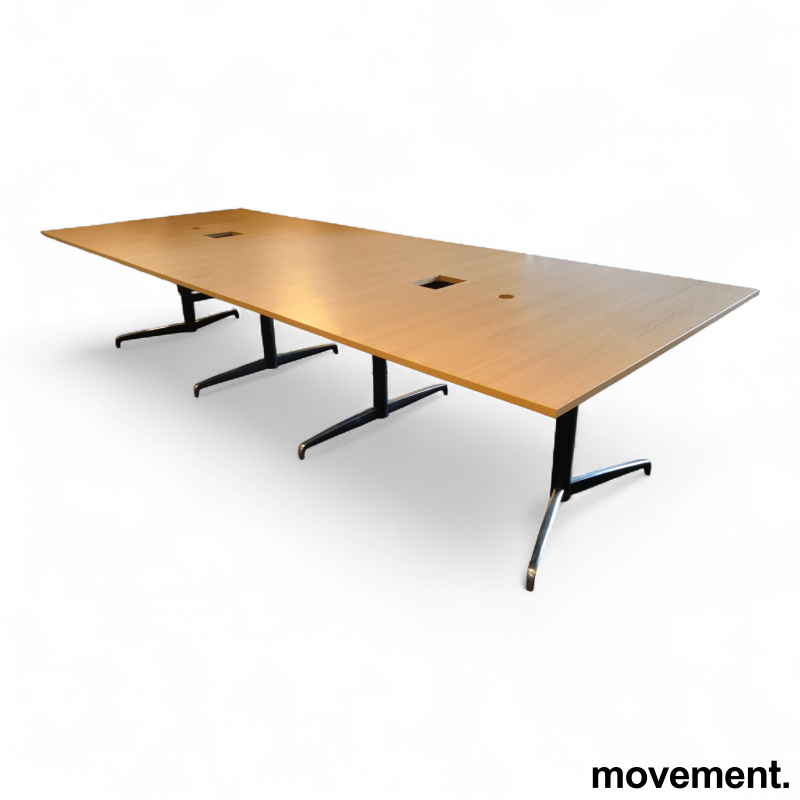 Genese møtebord 360x140cm EIk - 1 / 2