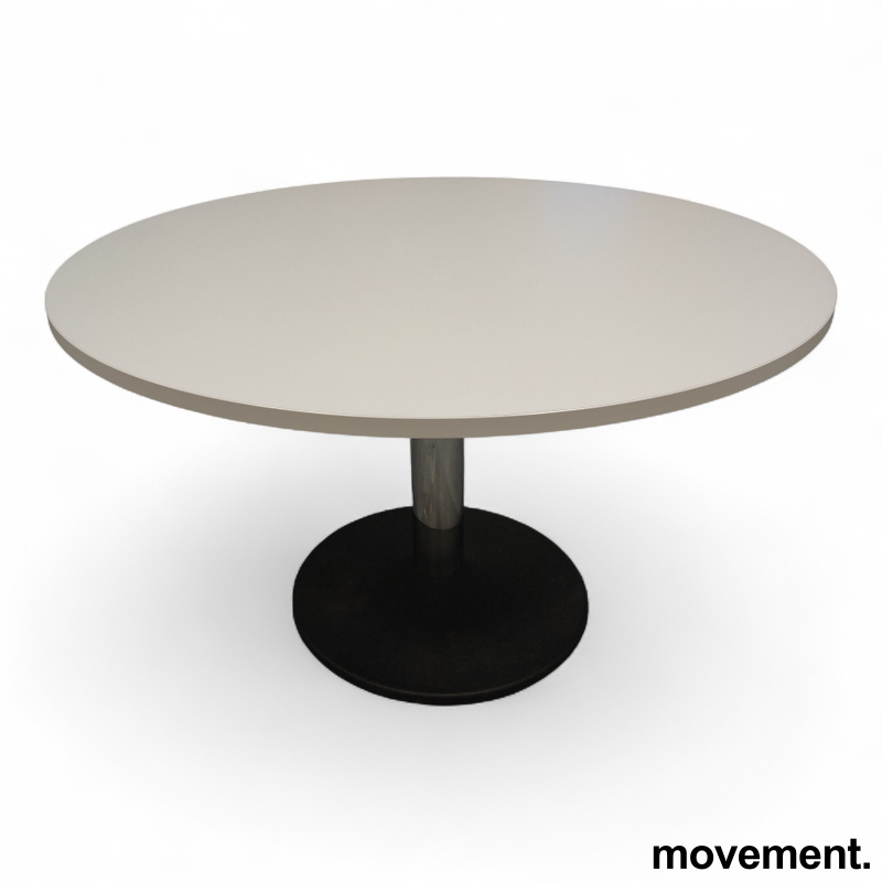 Kantinebord Ø=120cm Hvit laminat, - 1 / 2