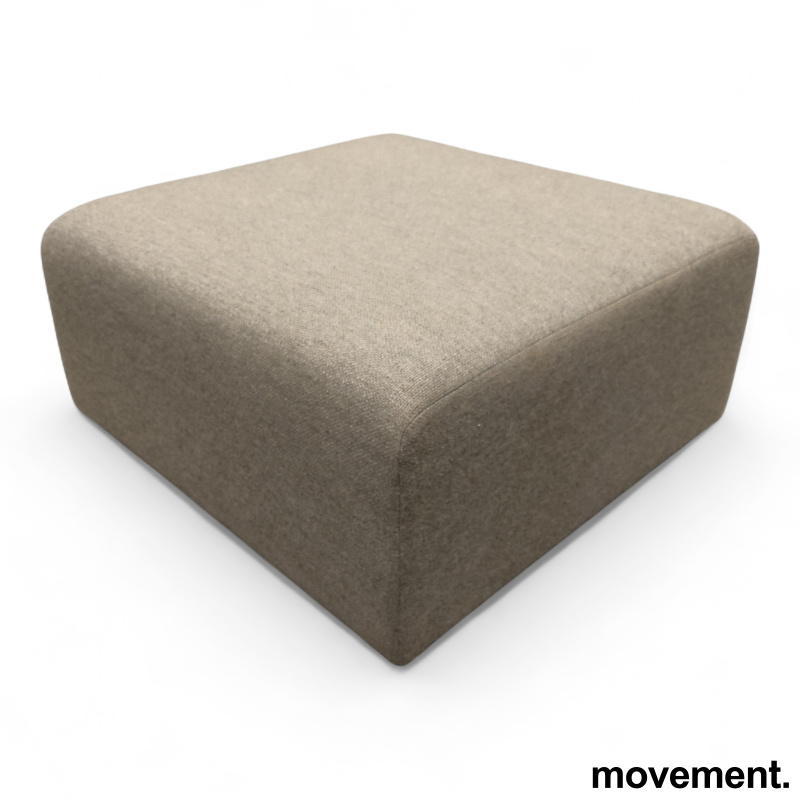 OK 001 Ottoman Varmgrått stoff (GU - 3 / 3