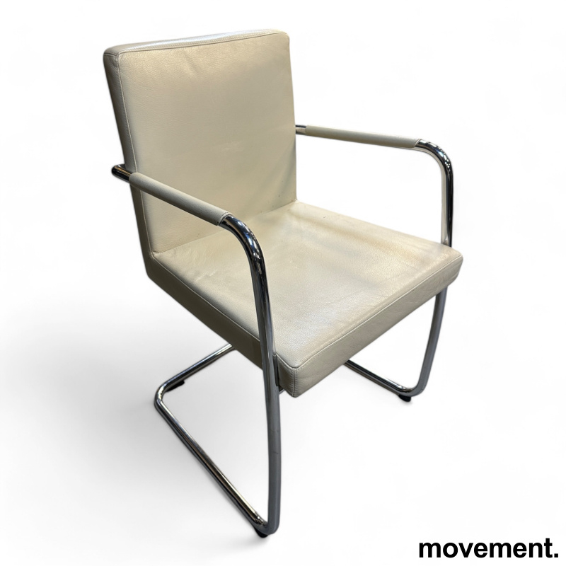 Dexter Kremhvitt skinn krom