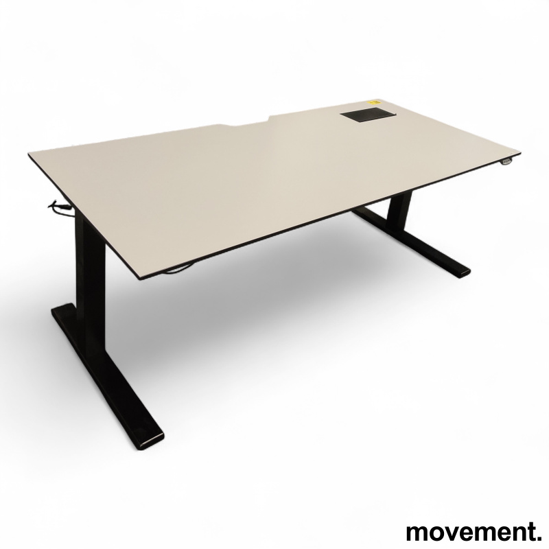 Tellus 180x80cm Hvit plate med sort - 5 / 5