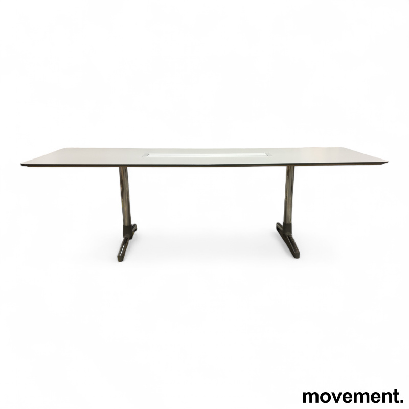 Next 240x80cm Hvit laminat, grå - 2 / 2