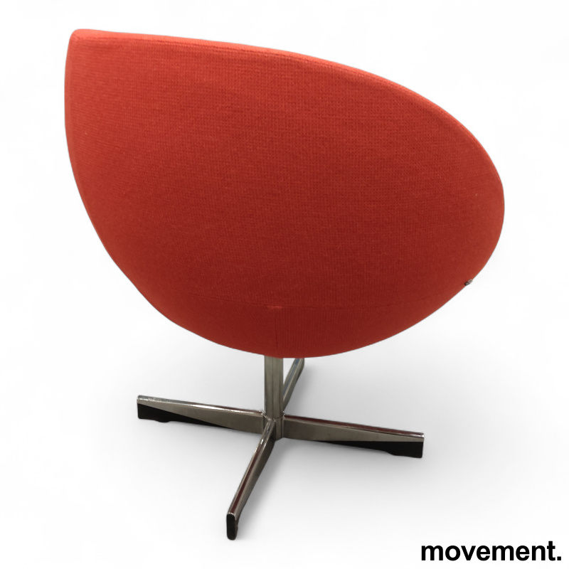 Planet Rødt mønstret ullstoff, - 3 / 3