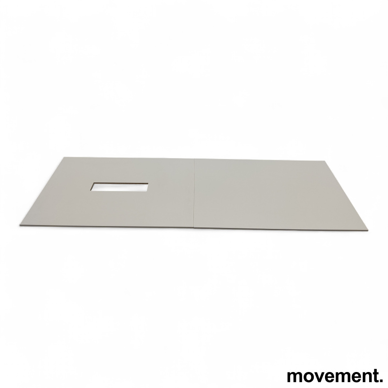 Møtebordsplate 320x110cm, hull til - 1 / 2