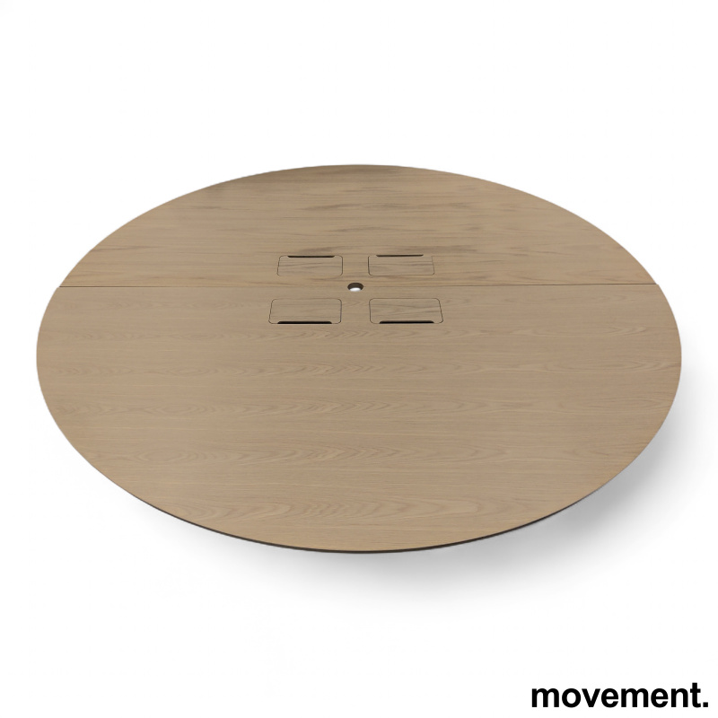 Møtebordsplate Ø=220cm Lys - 1 / 2