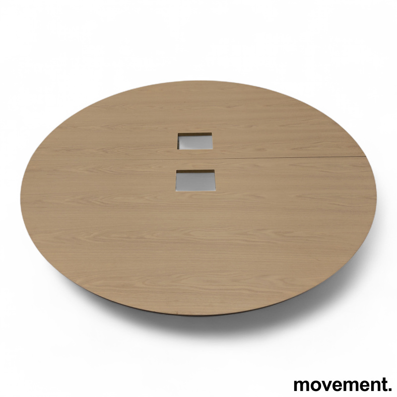 Møtebordsplate Ø=180cm Lys eik - 2 / 2
