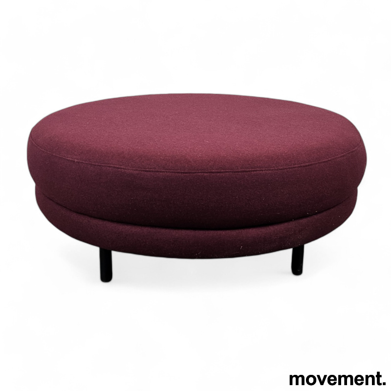 Grace Ø104cm Burgunderrødt stoff, - 1 / 2