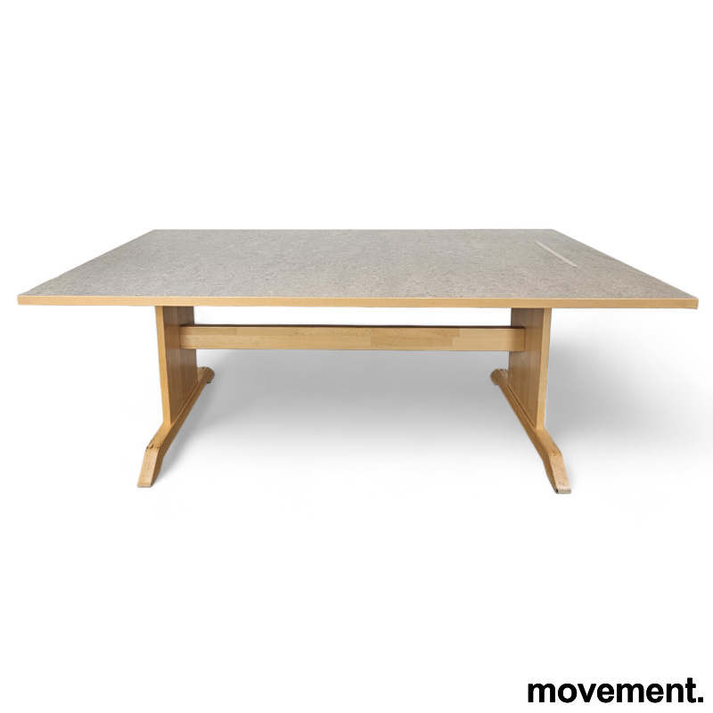 Akustikkbord 200x90cm Gråmønstret - 1 / 2