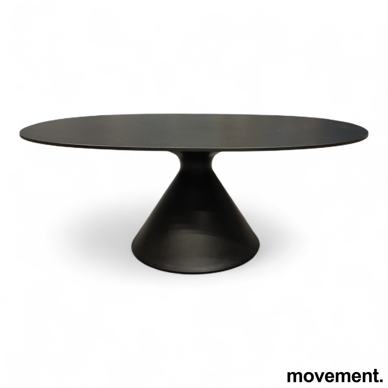 Cone loungebord 130x80cm sort, Pent - 1 / 2