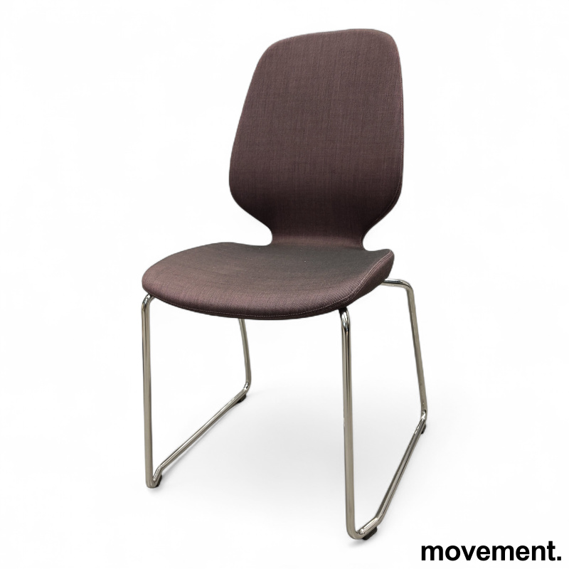 Monroe med meieben Lilla stoff krom - 1 / 2