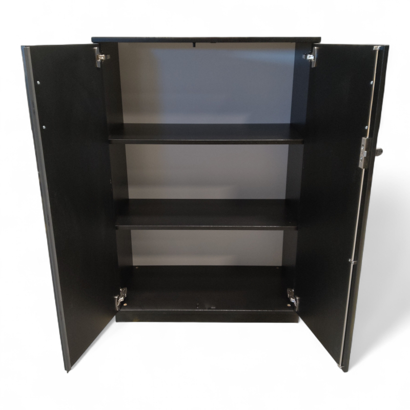 Space 3A4 80cm Sort med grå tekstil