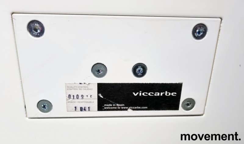 Serra 47x25cm Hvit med grå stropp,