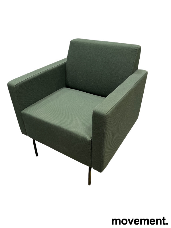 Pivot lenestol Grønt stoff, ben i