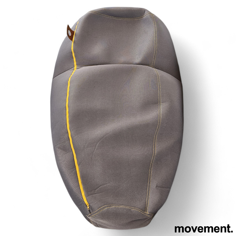 Office Nap T Grått stoff, gul - 3 / 3