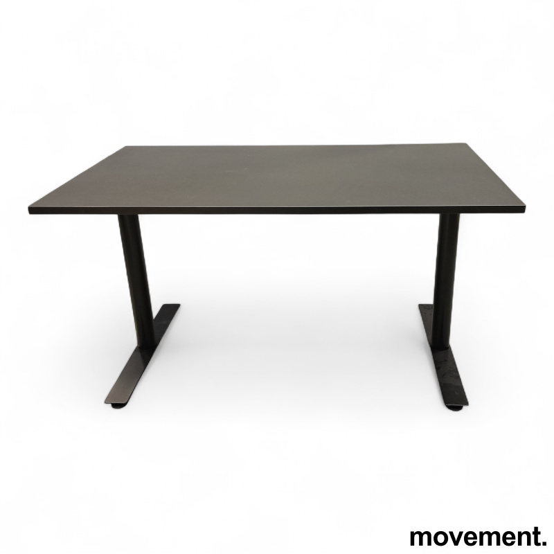 Oberon møtebord 140x80cm Sort - 1 / 3