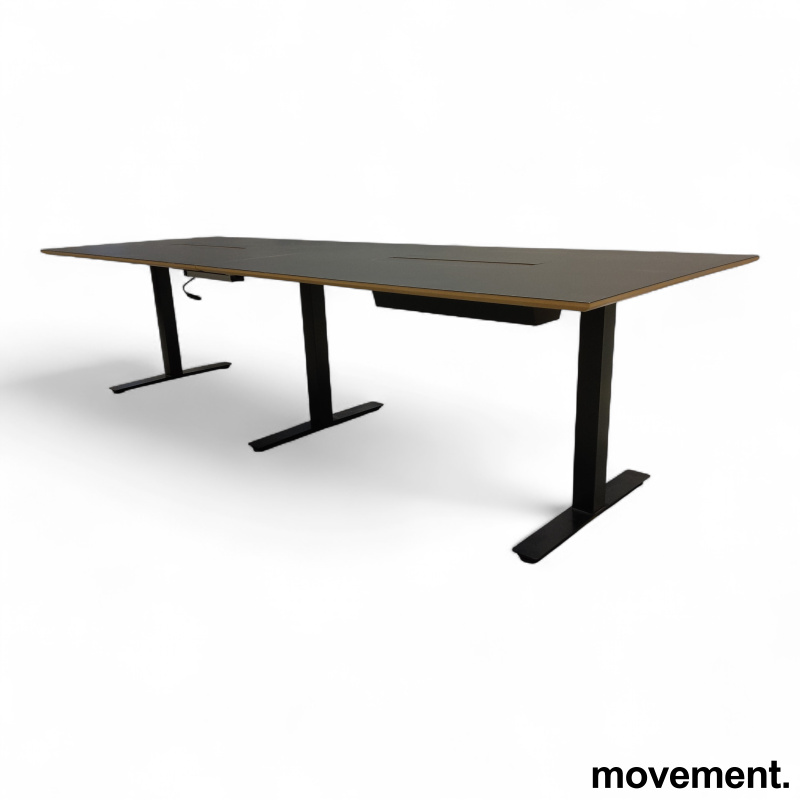 Oberon møtebord 300x100cm Sort - 1 / 3