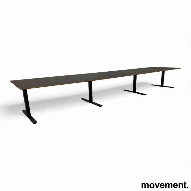 Oberon møtebord 540x120cm Sort - 1 / 3