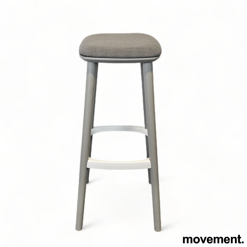 Babila barstol 78cm Grått stoff - 1 / 4