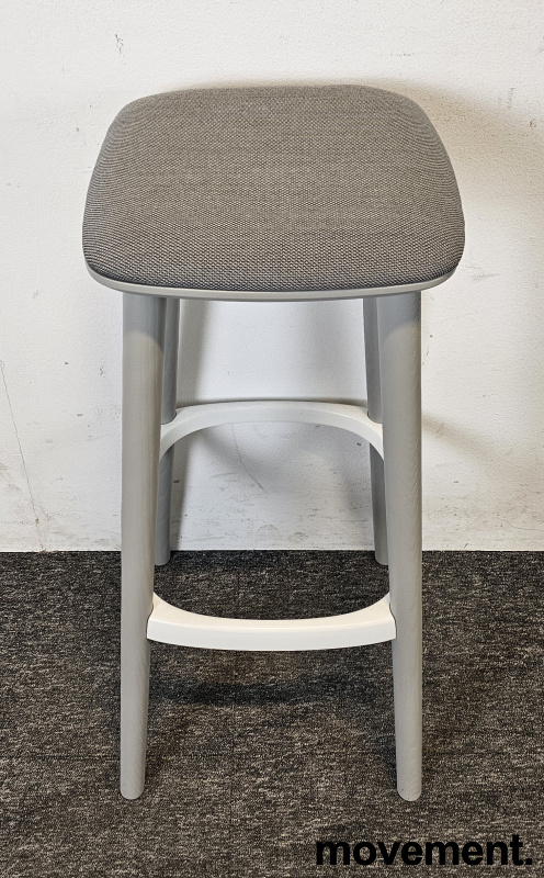Babila barstol 78cm Grått stoff - 4 / 4