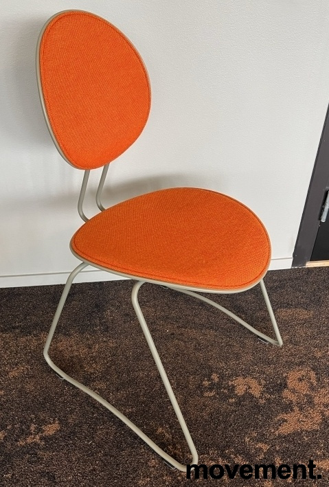 Flex forsidepolstret Orange stoff - 1 / 3