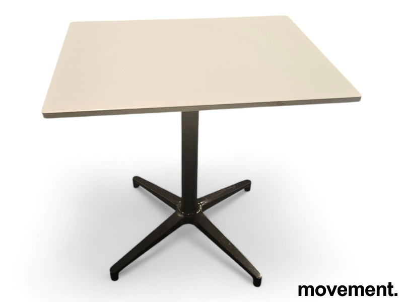 Bistro 80x64cm HVit laminat sort - 1 / 4