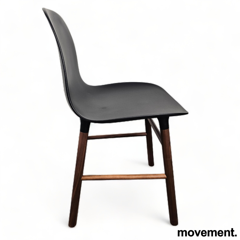 Form chair walnut Sort, valnøtt - 3 / 3