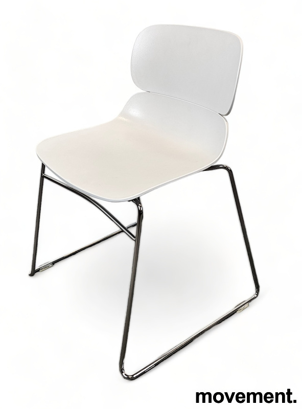 Molo med meieben Hvitt skall krom - 1 / 4