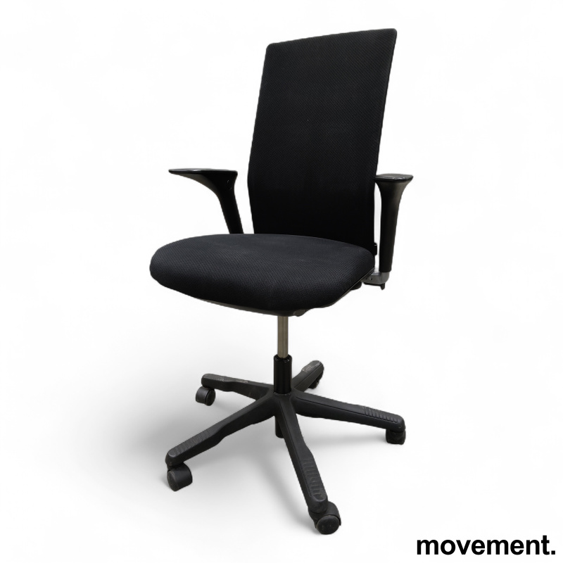 Futu 1020 med armlene Sort stoff, - 3 / 3
