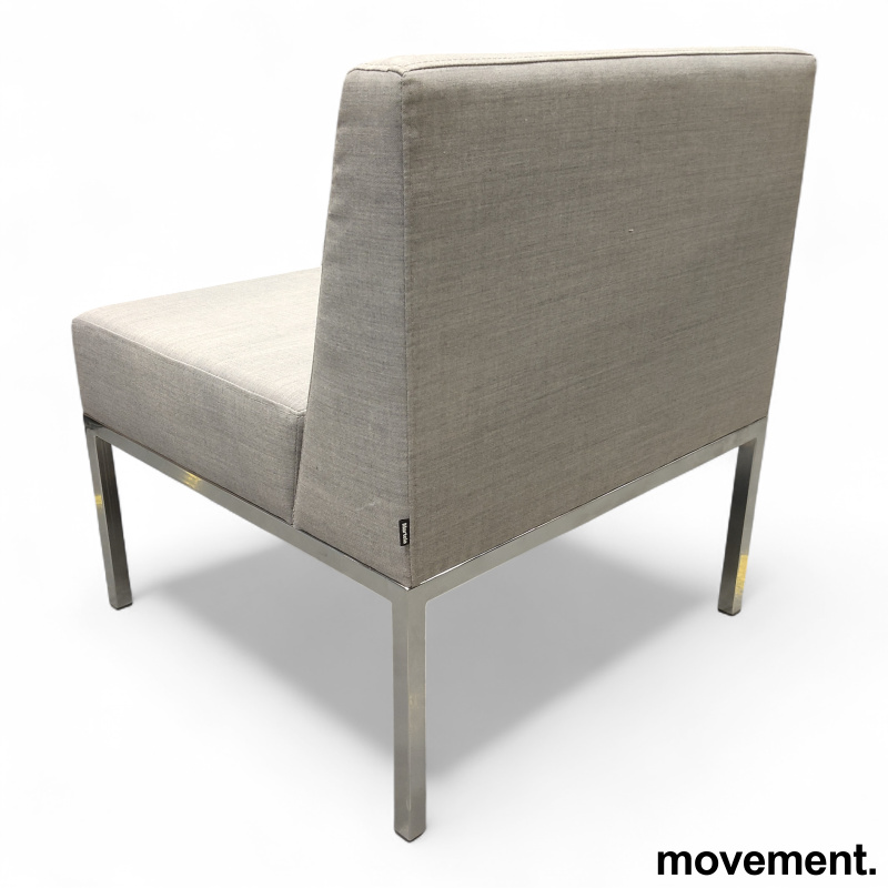 Cube sofamodul med rygg Grått stoff - 3 / 3