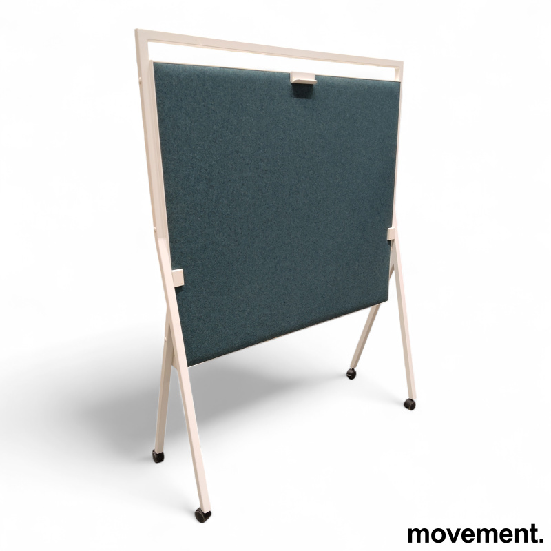 Whiteboard på hjul 130x175cm, - 1 / 3