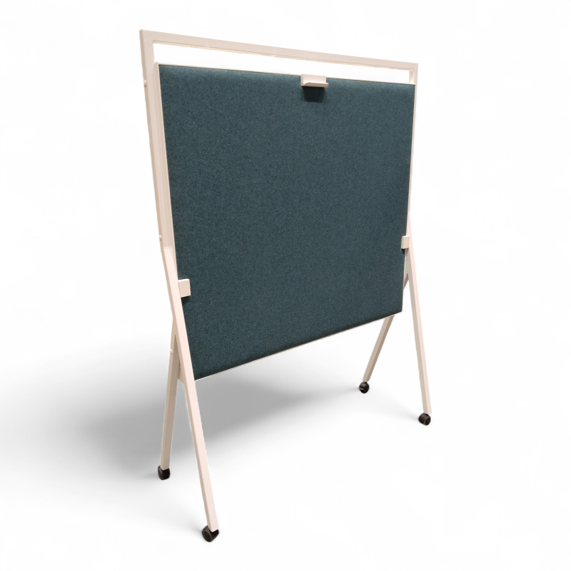 Whiteboard på hjul 130x175cm,