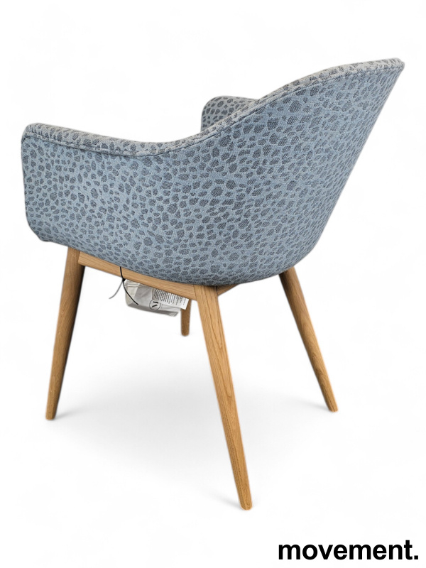 Harbour  lys blåmønstret stoff,