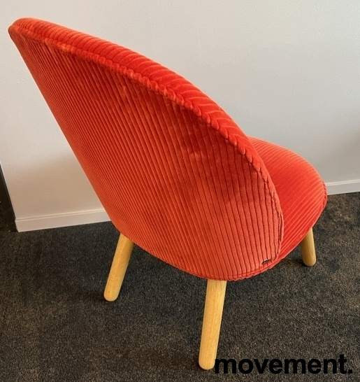 Ace Lounge Chair Oak Rødt cord - 2 / 2