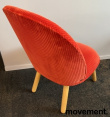 Ace Lounge Chair Oak Rødt cord - 2 / 2
